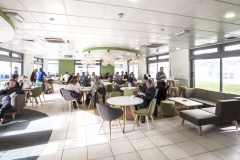 Drakes Cafe new furniture *** Local Caption *** Drake's Cafe interiors, inside,