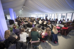 International Women's Day: A Plymouth Conversation *** Local Caption *** theme is to explore gender parity in the workplace.
WD; International Women's Day; Event; Rolle Marquee; Judith Petts; Debby Cotton; equality
